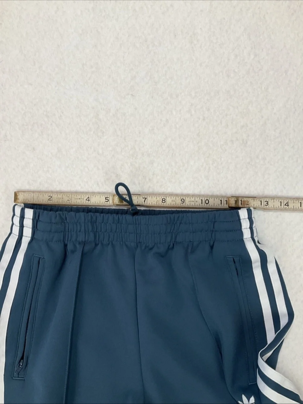 Adidas Track Pants Womens XS Blue Tiro Zip Pockets Trefoil Athletic Tapered Zip